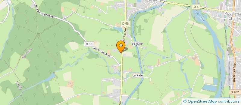 localisation de l'entreprise MADAME MAE CHAMBONNIERE  VOUGY