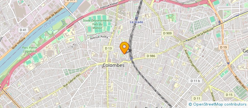 localisation de l'entreprise MADAME MAE JULIEN à COLOMBES
