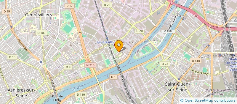 localisation de l'entreprise MADAME MAE LAPRES à SAINT-OUEN-SUR-SEINE