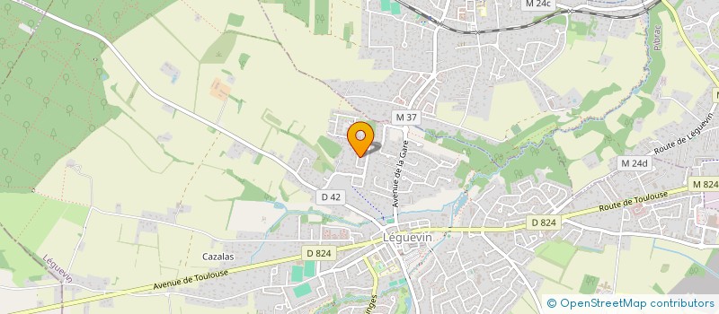 localisation de l'entreprise MADAME MAE LE COLLETER  LEGUEVIN