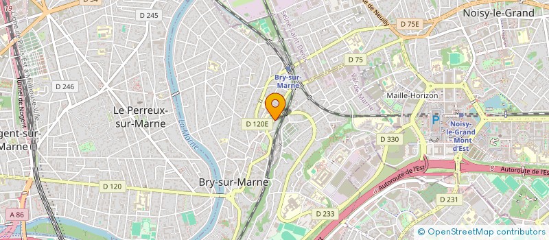 localisation de l'entreprise MADAME MAE MERZERAUD à BRY-SUR-MARNE