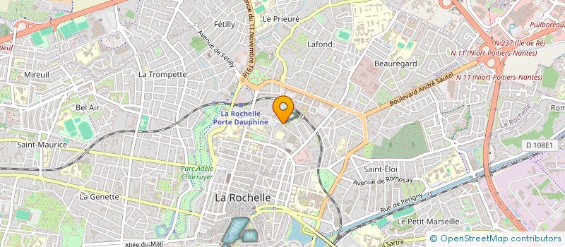 localisation de l'entreprise MADAME MAE QUIARD  LA ROCHELLE