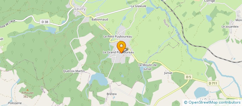 localisation de l'entreprise MADAME MAEEL SAUVAGE à SAINT-PARDOUX-LE-LAC