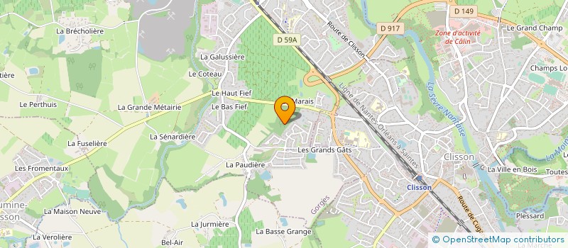 localisation de l'entreprise MADAME MAEILI CLAIRE KIM BARENNES  GORGES