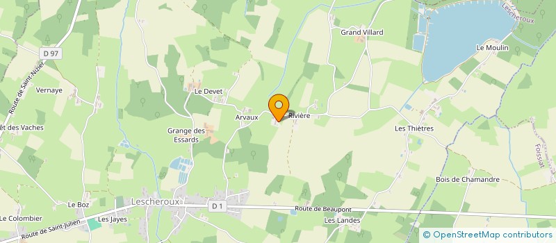 localisation de l'entreprise MADAME MAEL HENRY  LESCHEROUX