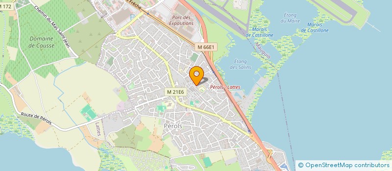 localisation de l'entreprise MADAME MAEL VINCENT  PEROLS