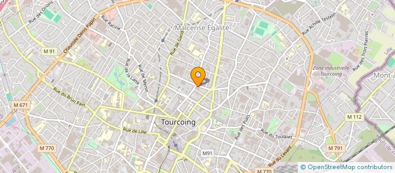 localisation de l'entreprise MADAME MAELA AMEZA  TOURCOING
