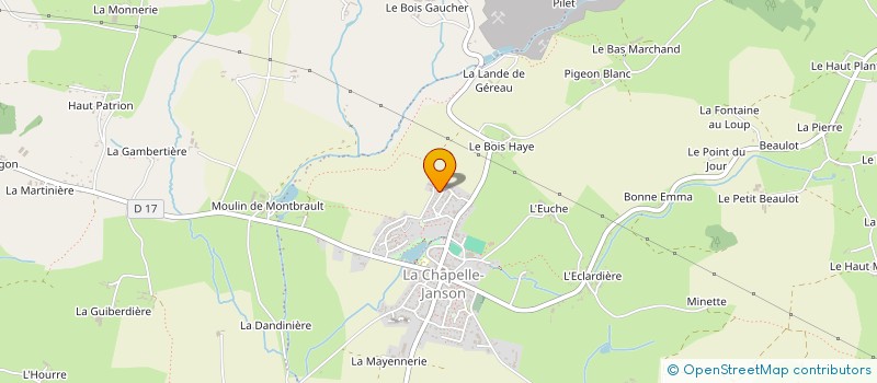 localisation de l'entreprise MADAME MAELA CLOSSAIS  MONTAUDIN