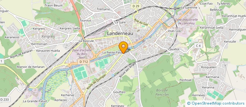 localisation de l'entreprise MADAME MAELA DREAN à LANDERNEAU