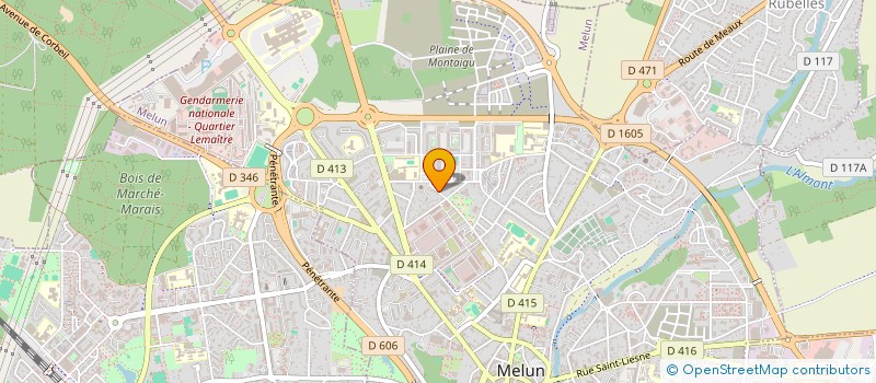 localisation de l'entreprise MADAME MAELA DROUIN à MELUN