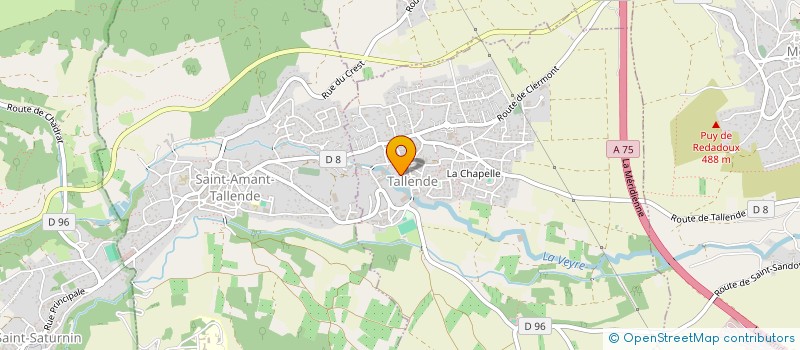 localisation de l'entreprise MADAME MAELANE CHABERT  TALLENDE