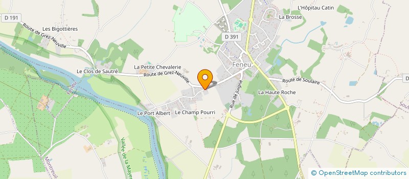 localisation de l'entreprise MADAME MAELANE MARTIN  FENEU