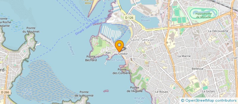 localisation de l'entreprise MADAME MAELANNE BERHAULT  SAINT-MALO