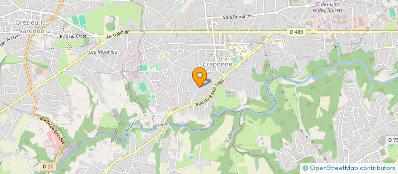 localisation de l'entreprise MADAME MAELE ISMAILI  CRAPONNE