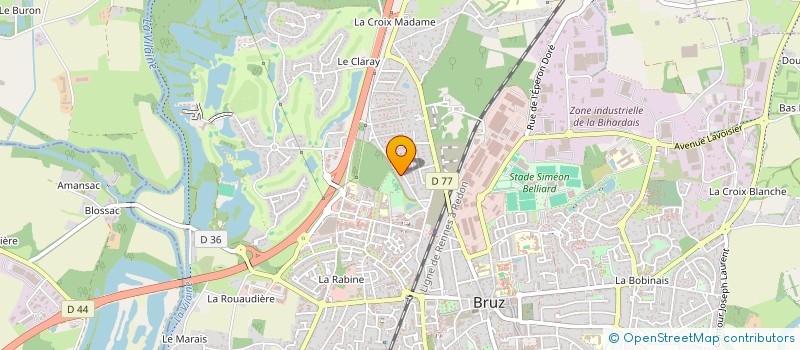 localisation de l'entreprise MADAME MAELENN CHEVALIER  GUICHEN