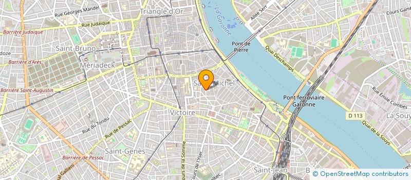 localisation de l'entreprise MADAME MAELI BROCA  BORDEAUX