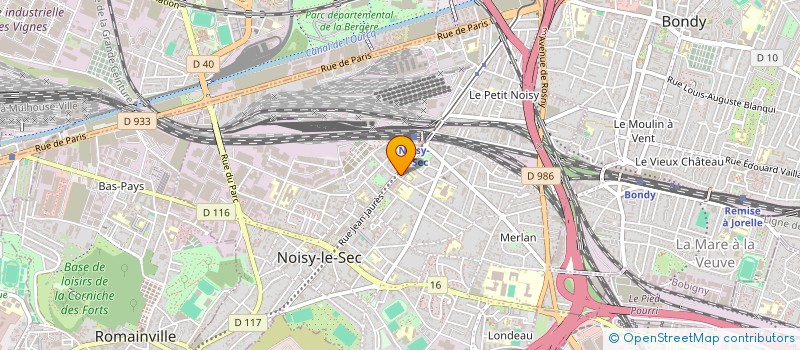 localisation de l'entreprise MADAME MAELI MARTINEZ à NOISY-LE-SEC