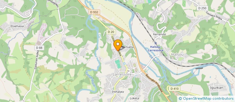 localisation de l'entreprise MADAME MAELIA DUHART  LARRESSORE