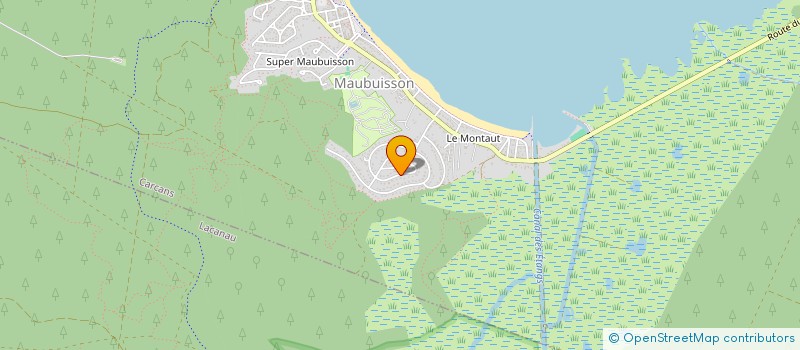 localisation de l'entreprise MADAME MAELIA LEGRAND  CARCANS