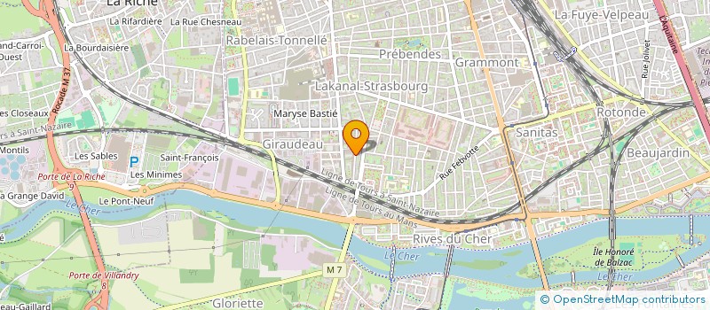 localisation de l'entreprise MADAME MAELIE GUICHARD  TOURS