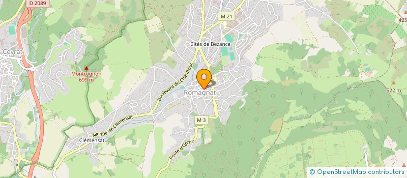 localisation de l'entreprise MADAME MAELIG FEUNTEUN  ROMAGNAT