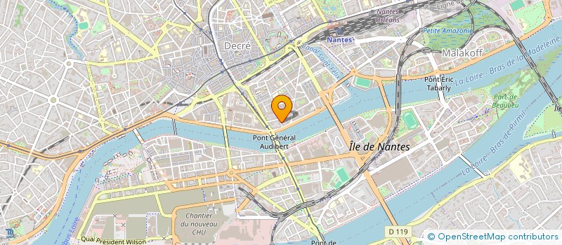 localisation de l'entreprise MADAME MAELIG LE DU à NANTES