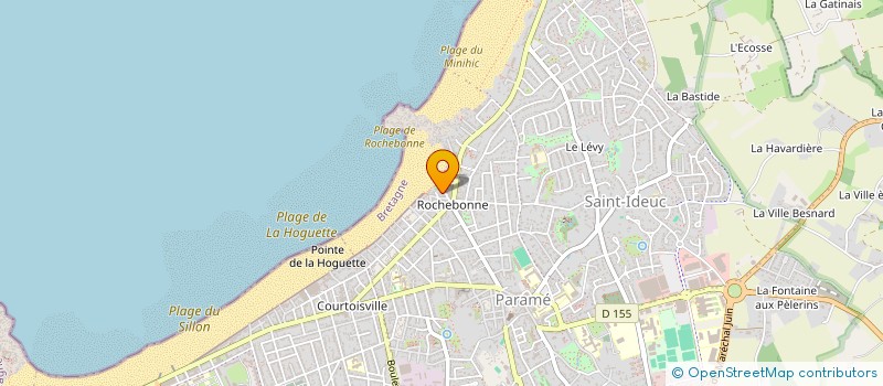 localisation de l'entreprise MADAME MAELINE LE BRIS  SAINT-MALO