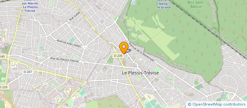 localisation de l'entreprise MADAME MAELINE MARX  LE PLESSIS-TREVISE