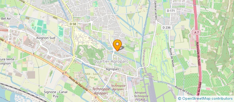 localisation de l'entreprise MADAME MAELINE ROLLET  AVIGNON