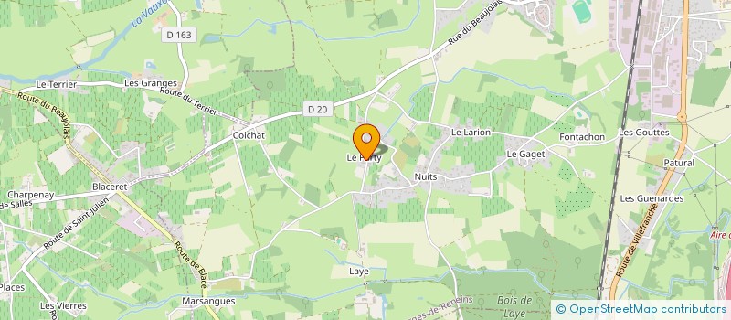 localisation de l'entreprise MADAME MAELIS BERNARD  SAINT-GEORGES-DE-RENEINS