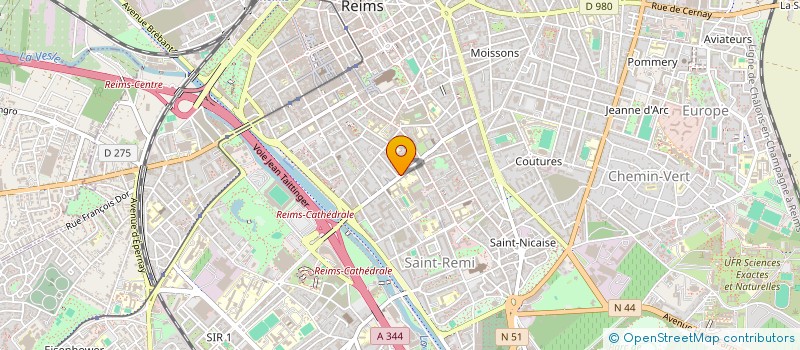localisation de l'entreprise MADAME MAELIS DONGOIS-RITZENTHALER  REIMS