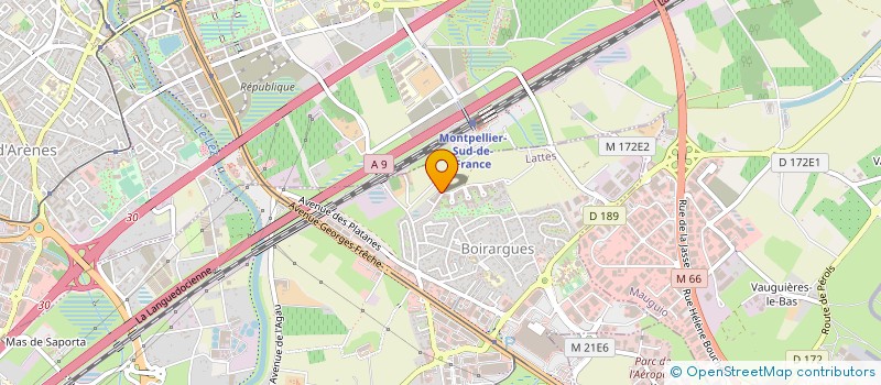 localisation de l'entreprise MADAME MAELIS MITERRAND à LATTES