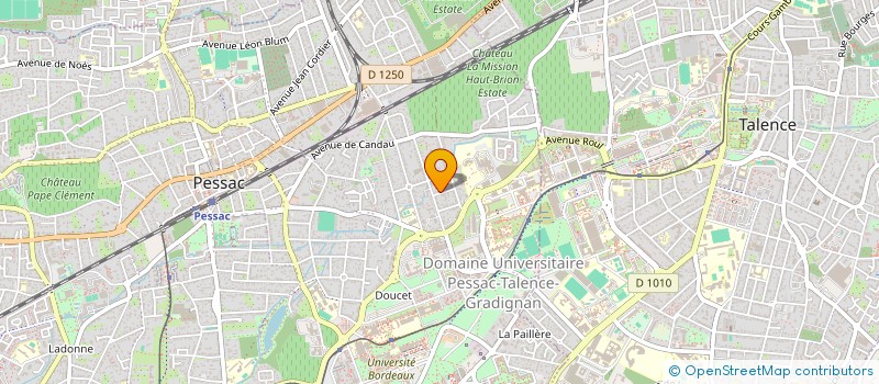 localisation de l'entreprise MADAME MAELIS OURMIAH  PESSAC