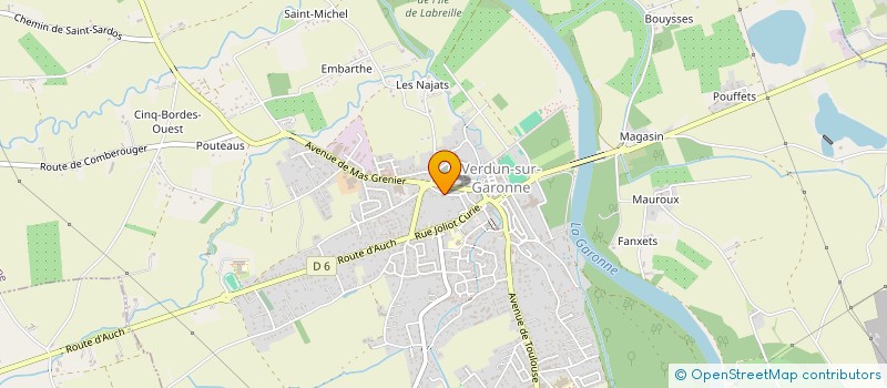 localisation de l'entreprise MADAME MAELIS PERAL  VERDUN-SUR-GARONNE