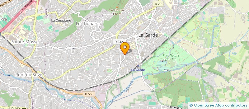 localisation de l'entreprise MADAME MAELIS QUATRINI  LA GARDE