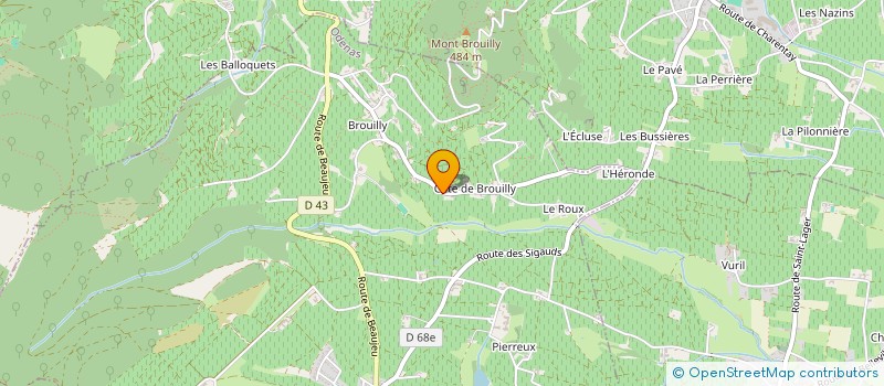 localisation de l'entreprise MADAME MAELISS CARRY  ODENAS