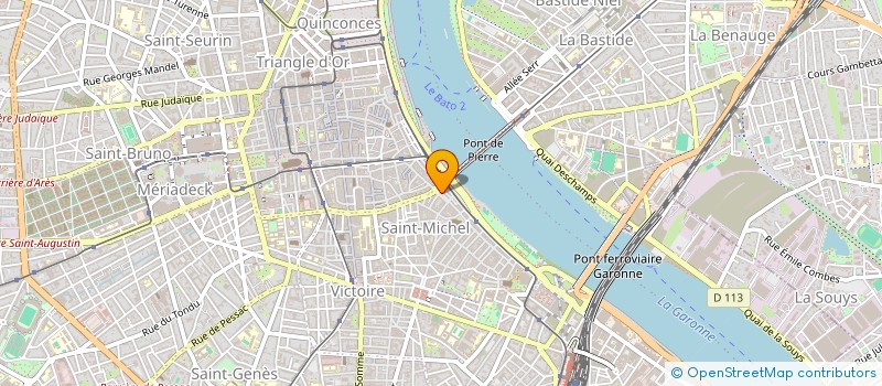 localisation de l'entreprise MADAME MAELISS DAVID  BORDEAUX