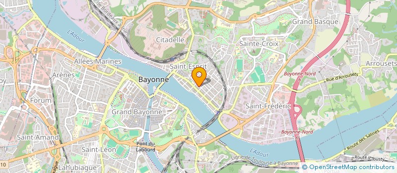 localisation de l'entreprise MADAME MAELISS LACOURREGE à BAYONNE