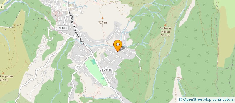 localisation de l'entreprise MADAME MAELISS LEBAS  LEVENS