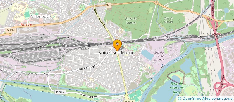 localisation de l'entreprise MADAME MAELISS LOISEL  VAIRES-SUR-MARNE