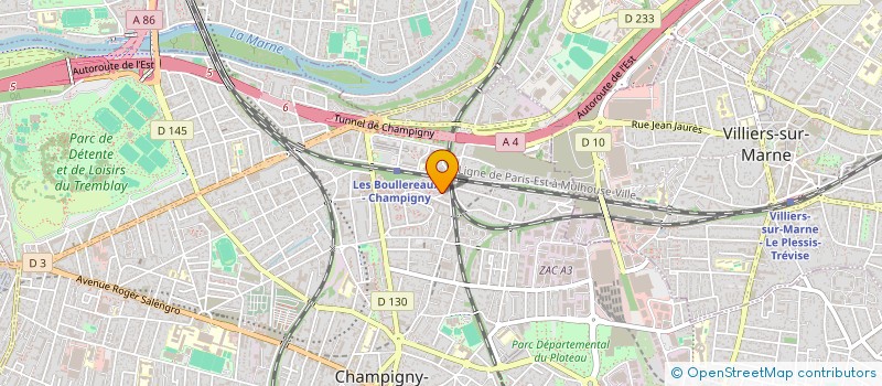 localisation de l'entreprise MADAME MAELISS MORAIS à CHAMPIGNY-SUR-MARNE