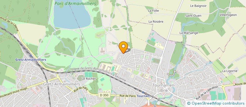 localisation de l'entreprise MADAME MAELISS PONDARD  BUSSY-SAINT-GEORGES