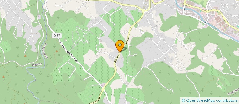 localisation de l'entreprise MADAME MAELISS POUSSEL  DRAGUIGNAN