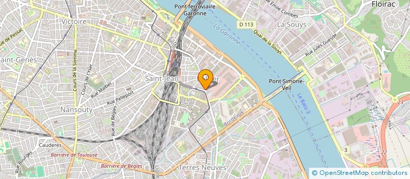 localisation de l'entreprise MADAME MAELISS ROBERT  BORDEAUX