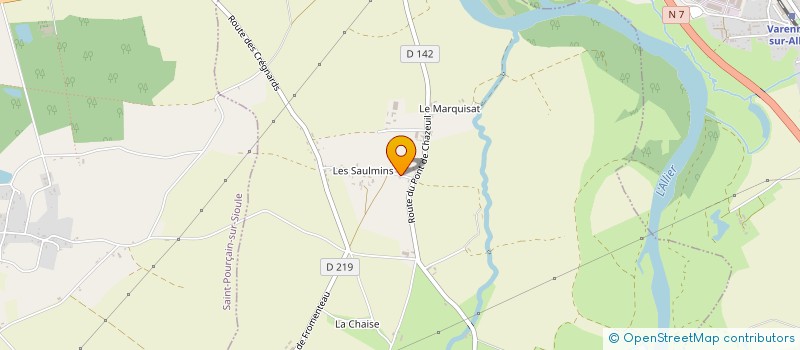 localisation de l'entreprise MADAME MAELISSE BACILE  PARAY-SOUS-BRIAILLES