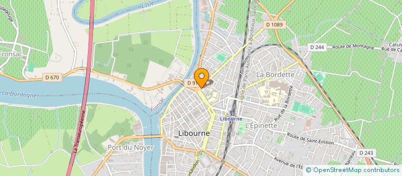 localisation de l'entreprise MADAME MAELISSE CARBONNET à LIBOURNE