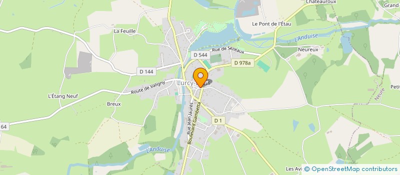 localisation de l'entreprise MADAME MAELISSE LEROY  LURCY-LEVIS