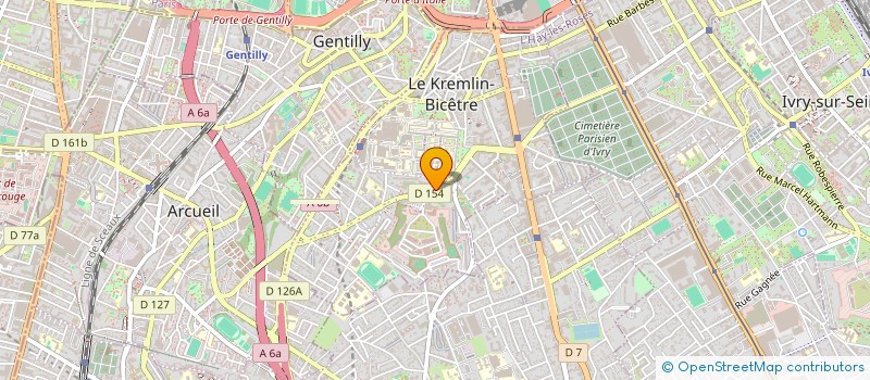 localisation de l'entreprise MADAME MAELL LE GUEVEL  LE KREMLIN-BICETRE