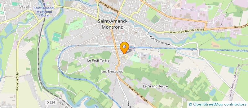 localisation de l'entreprise MADAME MAELLE ALVES  SAINT-AMAND-MONTROND