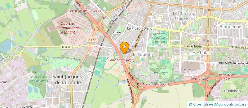 localisation de l'entreprise MADAME MAELLE ANNEZO  RENNES